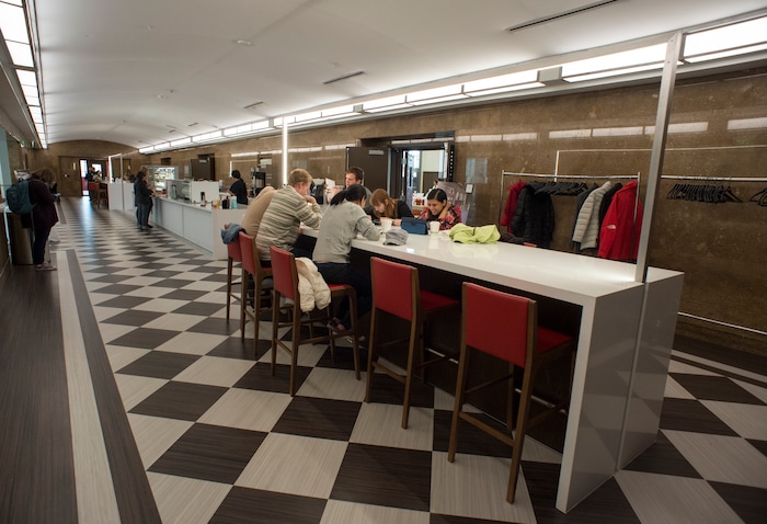 (Rick Egan  |  The Salt Lake Tribune)     The new Gary and Ann Crocker Science Center on Presidents Circle, at the University of Utah, Thursday, April 19, 2018.


