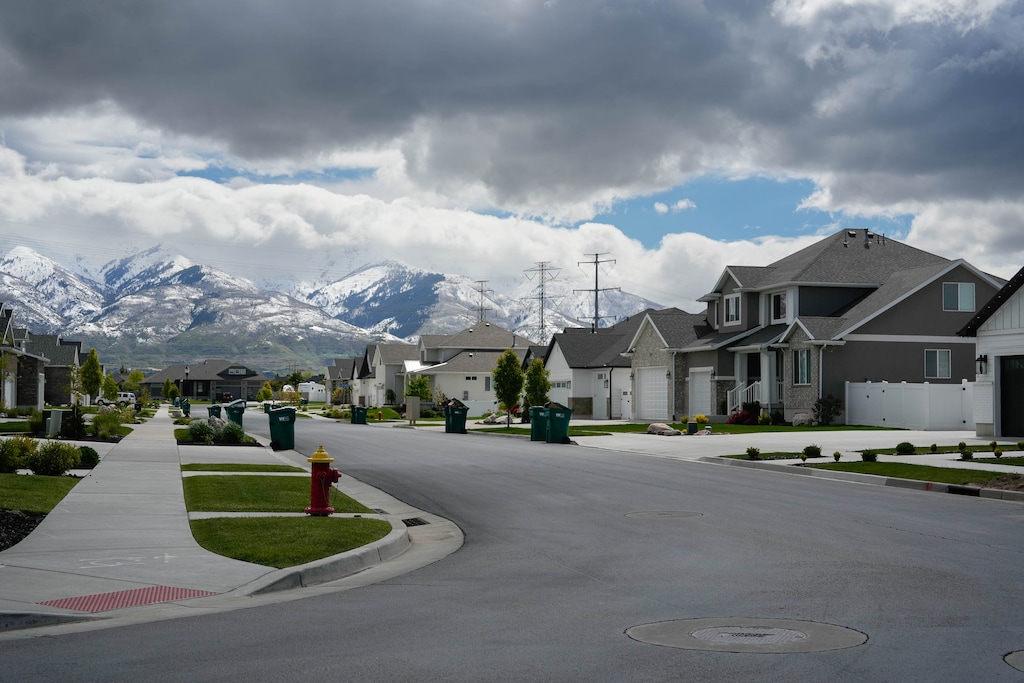 (Francisco Kjolseth  |  The Salt Lake Tribune) Layton Parke Estates, a home development built by Castle Creek Homes, a company owned by Mike Schultz, is pictured on Thursday, May 9, 2024. Search this database to see how your lawmakers' relationships with Utah's housing industry.