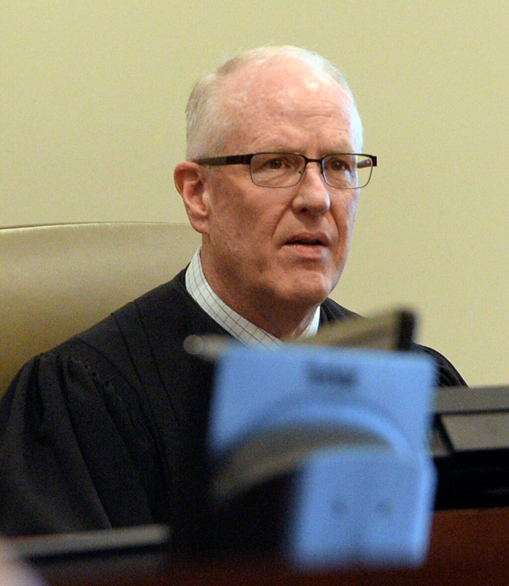 Al Hartmann  |  The Salt Lake Tribune                 
Judge Wallace Lee conducts 6th District Court in Panguitch Thursday Dec. 29, 2017.