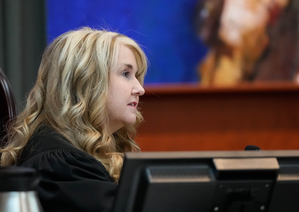 (Francisco Kjolseth | The Salt Lake Tribune) Utah Supreme Court Justice Diana Hagen asks a question during oral arguments before the Utah Supreme Court in Salt Lake City, Tuesday, Aug. 8, 2023.