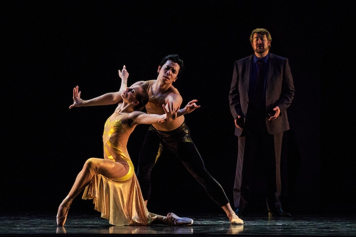 (Courtesy  Luke Isley) Ballet West Principal Artist Arolyn Williams and Oliver Oguma perform in Nicolo Fonte's "Carmina Burana."