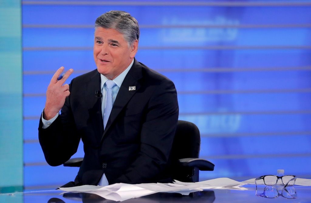 (AP Photo/Julie Jacobson, File)

In this July 26, 2018, photo, Fox News talk show host Sean Hannity speaks during a taping of his show in New York.
