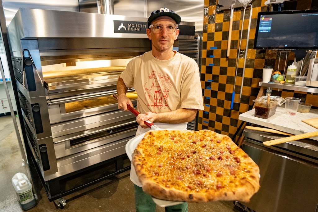 (Rick Egan | The Salt Lake Tribune) Nate Silverstein-Tree, owner of Taverna on 300 West in the Marmalade District, on Monday, Feb. 9, 2026.