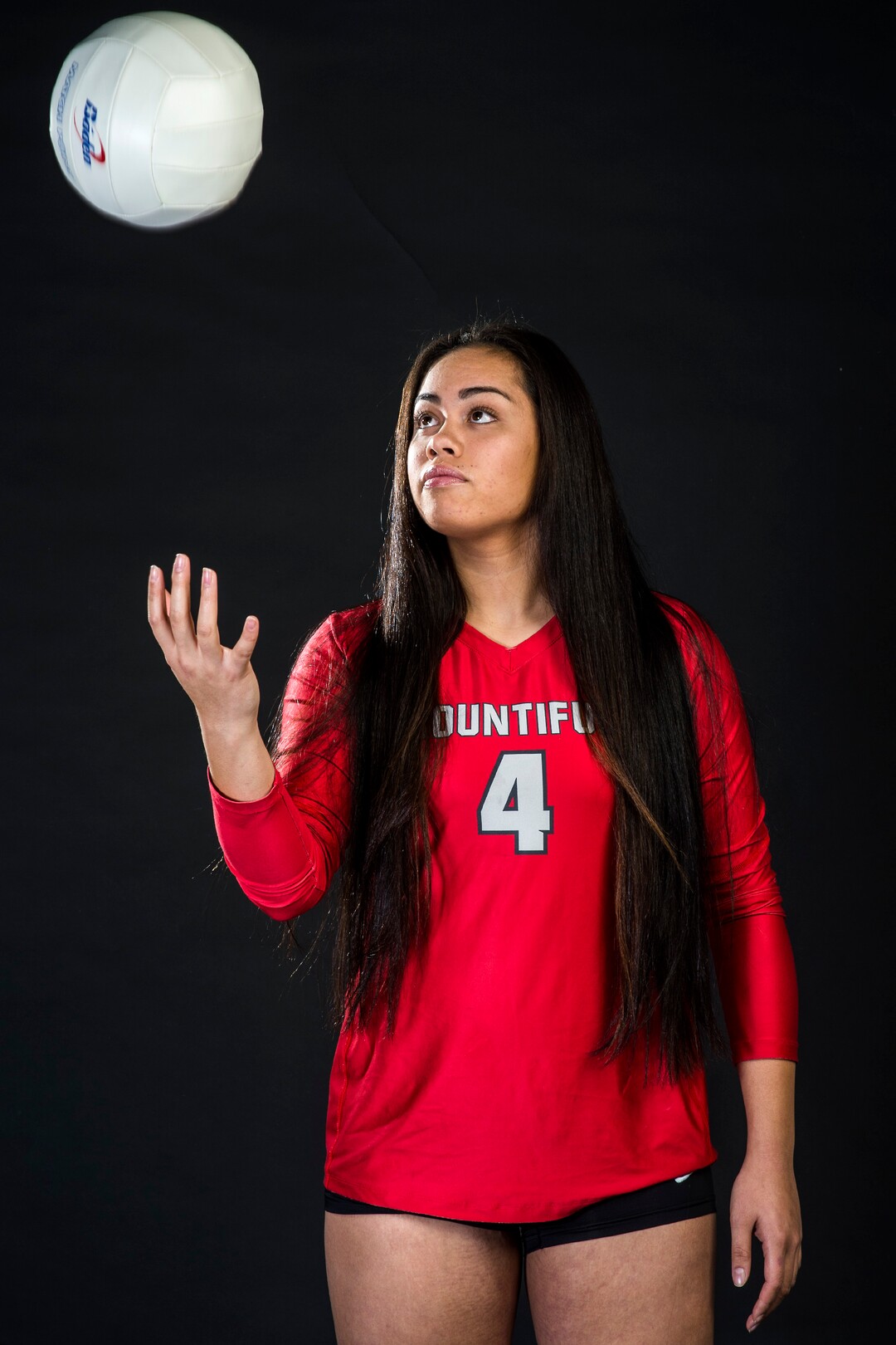 (Chris Detrick  |  The Salt Lake Tribune)  Bountiful's Brook Pe'a poses for a portrait Wednesday, December 13, 2017.  