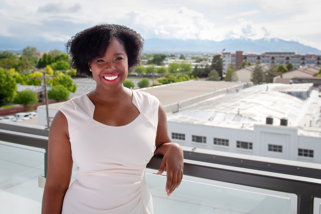 (Photo courtesy Natalie Pinkney) Natalie Pinkney, 26, was elected last November to serve on the South Salt Lake City Council. She has long been interested in police reform and is leading an effort to evaluate her city's practices and training.