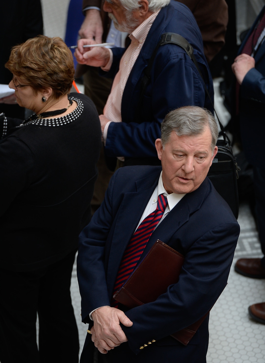 (Francisco Kjolseth | Tribune file photo)
Former Congressman Chris Cannon is shown at the Utah Capitol, March 8, 2016. In 1997, his chief of staff resigned amid allegations the aide had coerced a subordinate staffer into a sexual relationship. Cannon later was sued for saying that he nor taxpayers paid in a settlement and denied there was a hostile work environment in his congressional office, campaign or business.