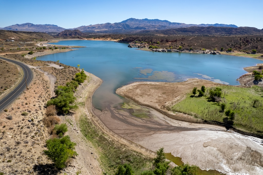 (Rick Egan | The Salt Lake Tribune) Gunlock Reservoir on Monday, August 11, 2025.
