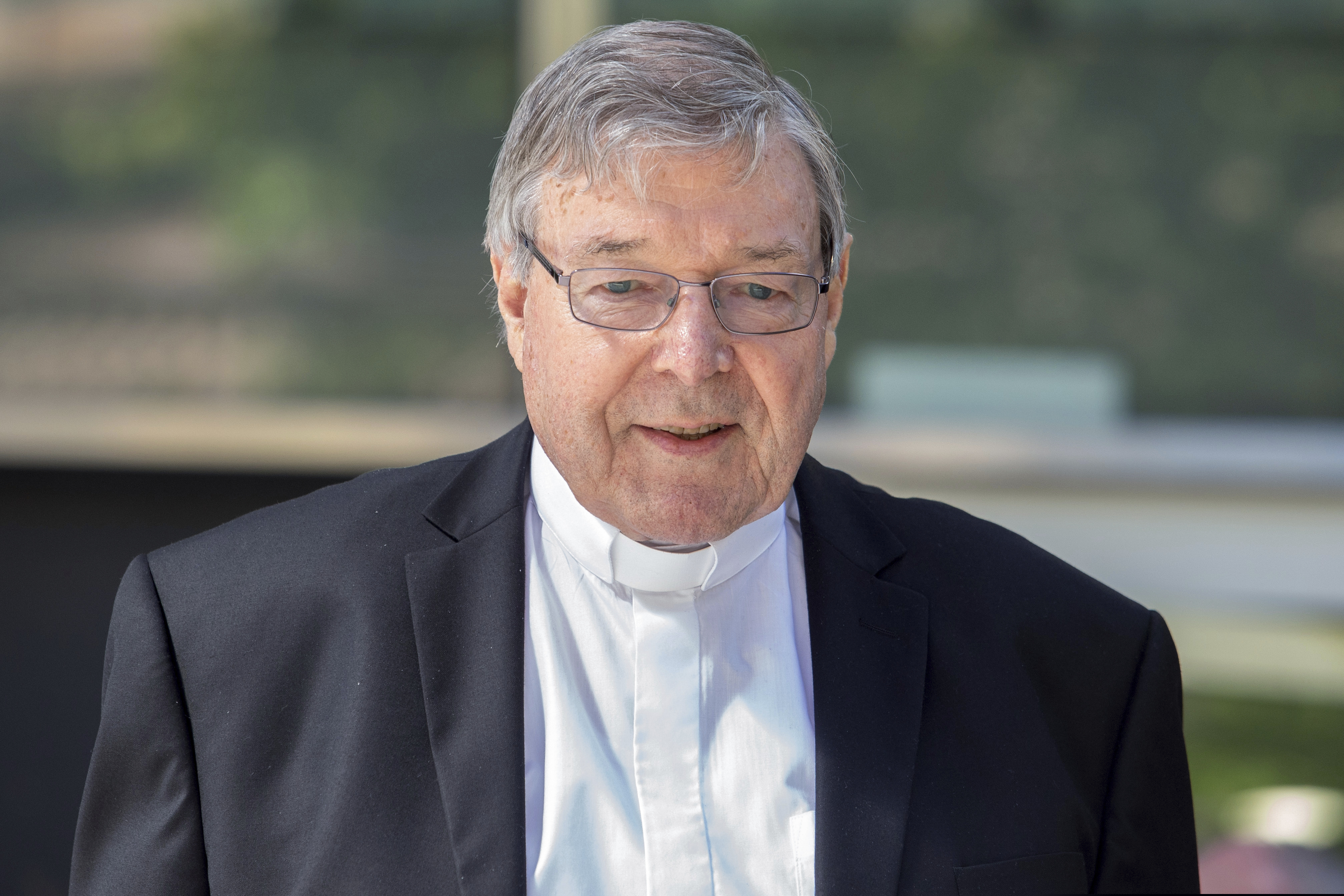 (Asanka Brendon Ratnayake | The Associated Press) In this Dec 10, 2018, photo, Cardinal George Pell, the most senior Catholic cleric to face sex charges, departs an Australian court. Pell was sentenced in an Australian court on Wednesday, March 13, 2019 to 6 years in prison for molesting two choirboys in a Melbourne cathedral more than 20 years ago.