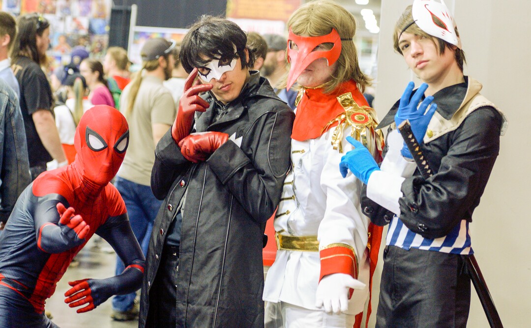 Leah Hogsten  |  The Salt Lake Tribune  Cosplayers roam the aisles atÊFanX Salt Lake Comic Convention, Saturday, April 20, 2019. 