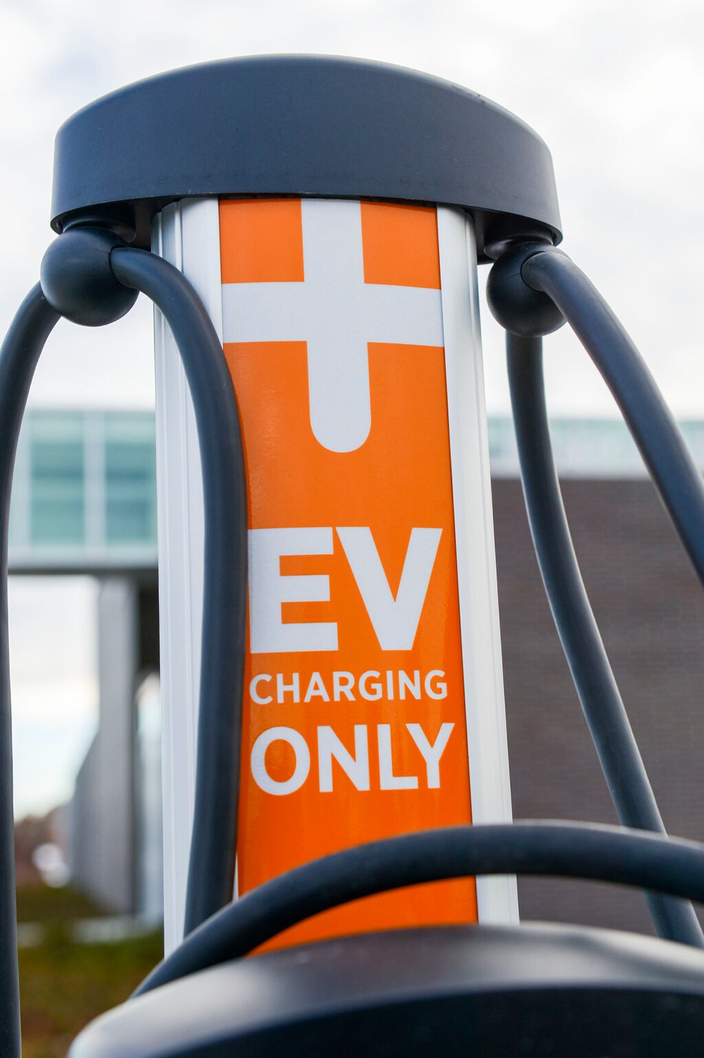 (Leah Hogsten  |  The Salt Lake Tribune) A Utah electric vehicle charging station, Jan. 6, 2020.