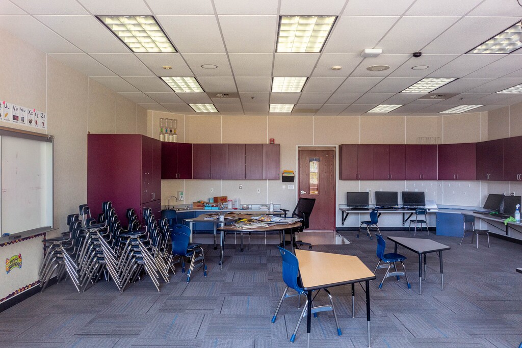 (Trent Nelson  |  Tribune file photo)  An empty classroom at Backman Elementary School in Salt Lake City on Wednesday, July 29, 2020.