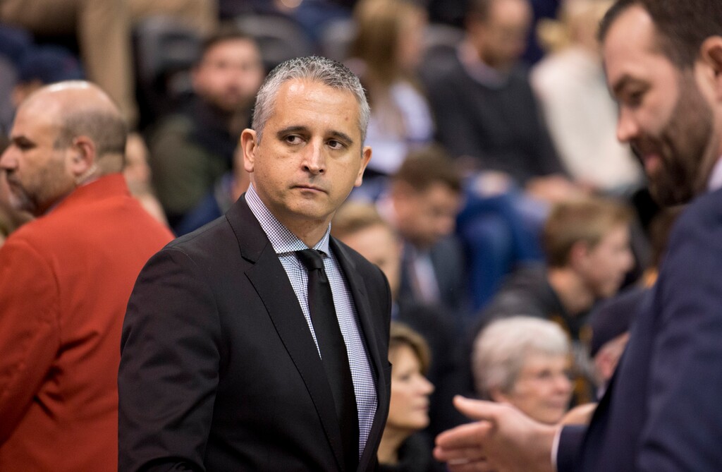 Lennie Mahler  |  The Salt Lake TribuneUtah Jazz assistant coach Igor Kokoskov stands on the sideline before a game against the Oklahoma City Thunder on Monday, Jan. 23, 2017, at Vivint Smart Home Arena in Salt Lake City.