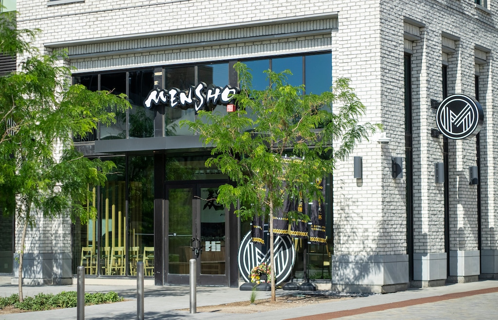 (Rick Egan | The Salt Lake Tribune) Mensho in the Post District, on Tuesday, May 27, 2025. The ramen restaurant, a chain that started in Japan, is having a "soft opening" before its full menu is available on August 1, 2025.

