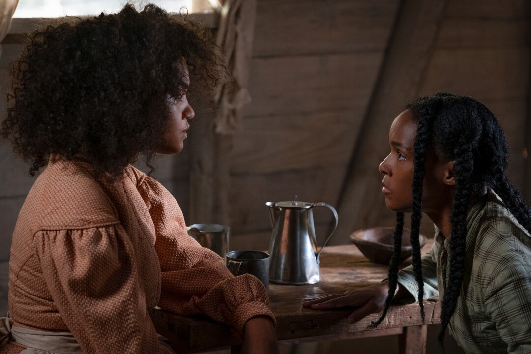 (Matt Kennedy  |  Lionsgate) Kiersey Clemons, left, and Janelle Monáe in a scene from the slavery-centered thriller "Antebellum."