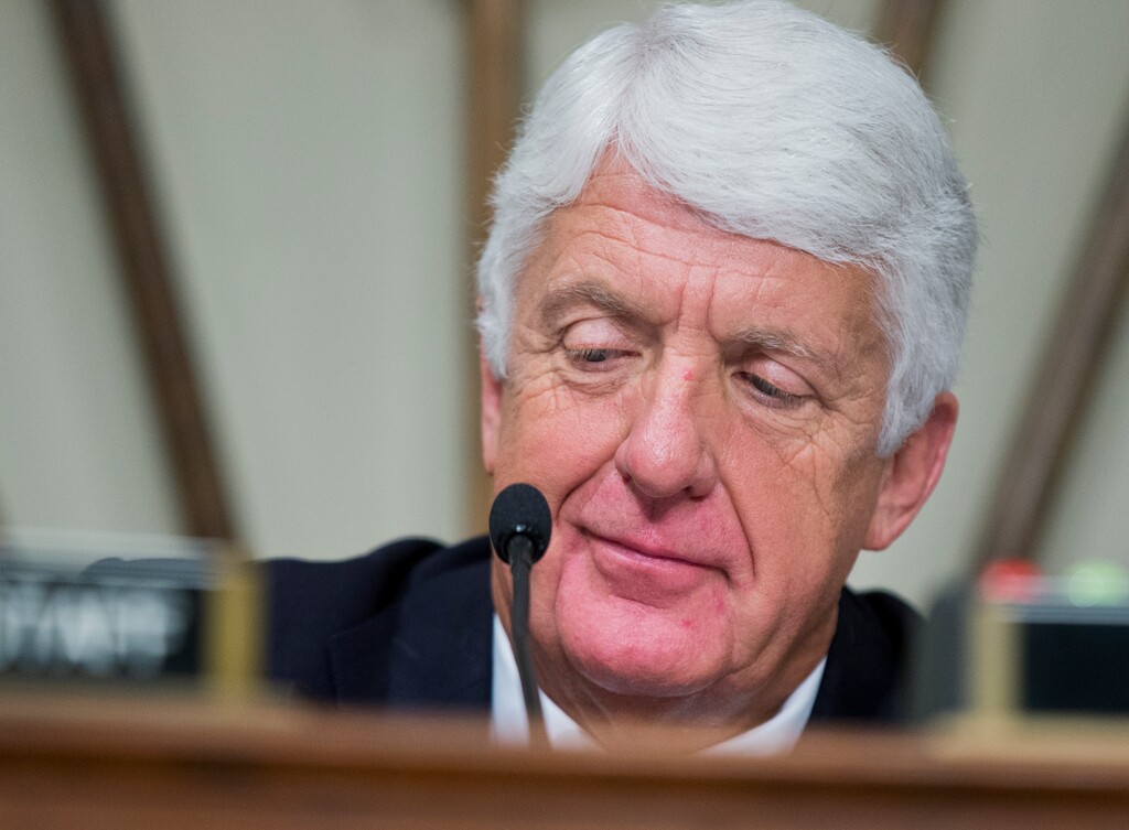 (Manuel Balce Ceneta | AP file photo) Rep. Rob Bishop, R-Utah, presides over a hearing on Feb. 25, 2016.  After suffering a stroke on Monday, he returned to the House on Thursday to give a speech on the floor.
