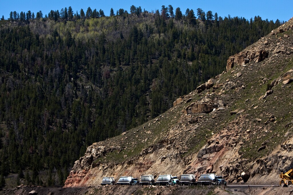 ( Chris Detrick | The Salt Lake Tribune ) Trucks line up to receive coal at Sufco Mine in 2011. Utah's Sufco, Skyline and Dugout Canyon mines will become part of a new partnership called Canyon Consolidated Resources, in a sale announced Tuesday.