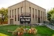 (Trent Nelson | The Salt Lake Tribune) City Hall in Mount Pleasant, where the North Valley Police Department operates out of, on Thursday, Oct. 8, 2026. Five people were detained by ICE during traffic stops in Moroni, Mount Pleasant and Fountain Green on Sept. 30.