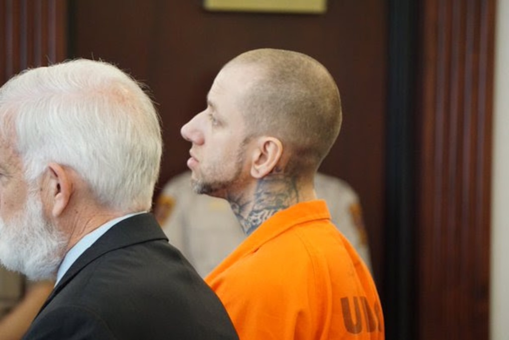 (KSL 5 News  |  Pool video still) Steven Douglas Crutcher pleaded guilty to killing his prison cellmate at a hearing on May 2, 2016.