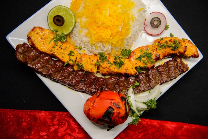 (Trent Nelson  |  The Salt Lake Tribune)Vaziri Kabob at Sumac Cafe, a new Persian Restaurant in Cottonwood Heights on Friday May 31, 2019.