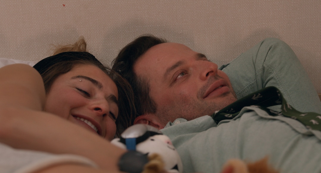 (Photo courtesy of IFC Films) Alexi Pappas, left, plays Penelope, an Olympic cross-country skier, and Nick Kroll plays Ezra, a volunteer dentist at the PyeongChang games, in the romantic comedy "Olympic Dreams," filmed on location at the 2018 Winter Olympics. It opens Friday, Feb. 21, 2020, at the Broadway Centre Cinemas in Salt Lake City.