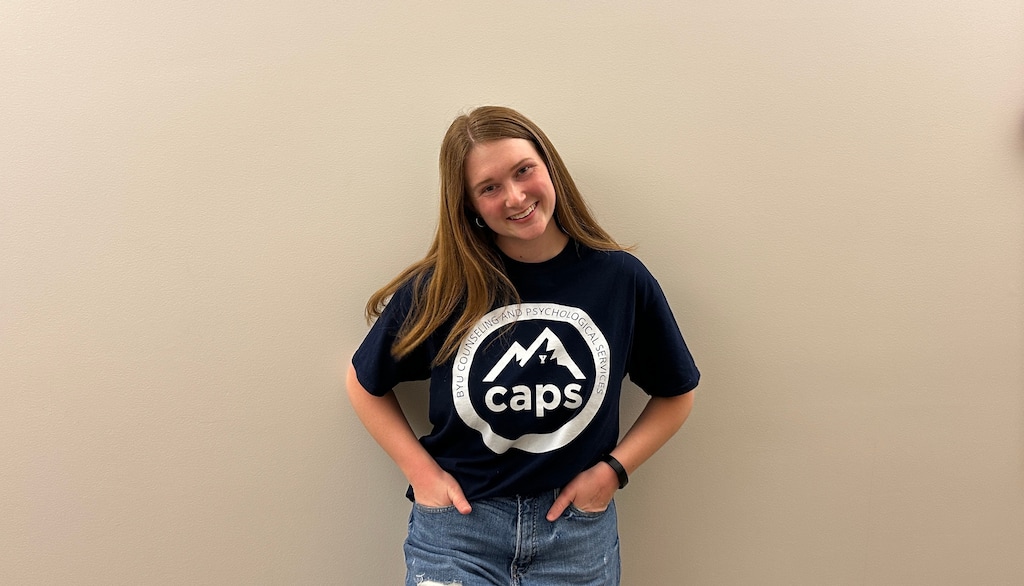 (Photo courtesy of Makaylee Moore) Makaylee Moore, a junior at Brigham Young University, says the stress of classwork, the impacts of a pandemic and a prevalence of perfectionism has made clear the need for mental health resources on college campuses.