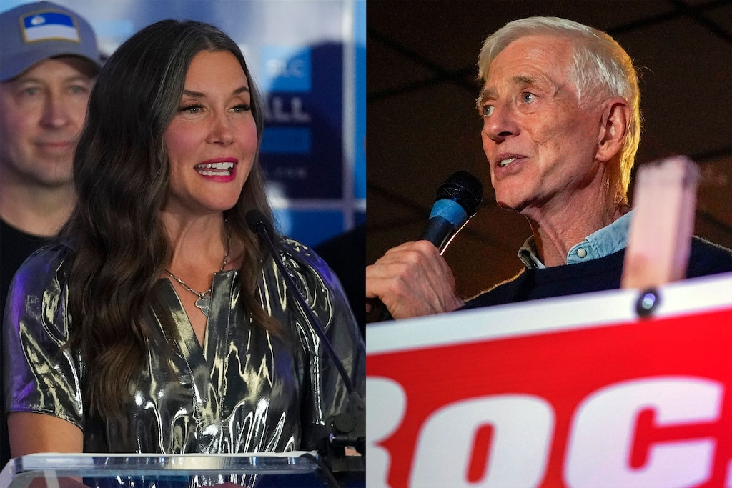 (The Salt Lake Tribune) Salt Lake City mayoral candidates Erin Mendenhall and Rocky Anderson. Anderson, a former mayor, conceded to incumbent Mayor Mendenhall on Wednesday, Nov. 22, 2023.