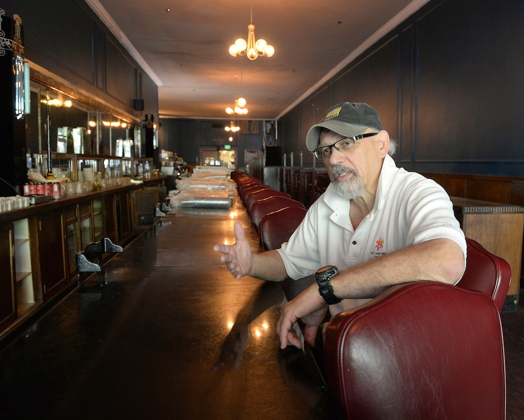 Al Hartmann  |  The Salt LakeTribune
John Speros sits at the Lamb's Grill counter in 2017, after his family decided to shutdown the iconic restaurant.