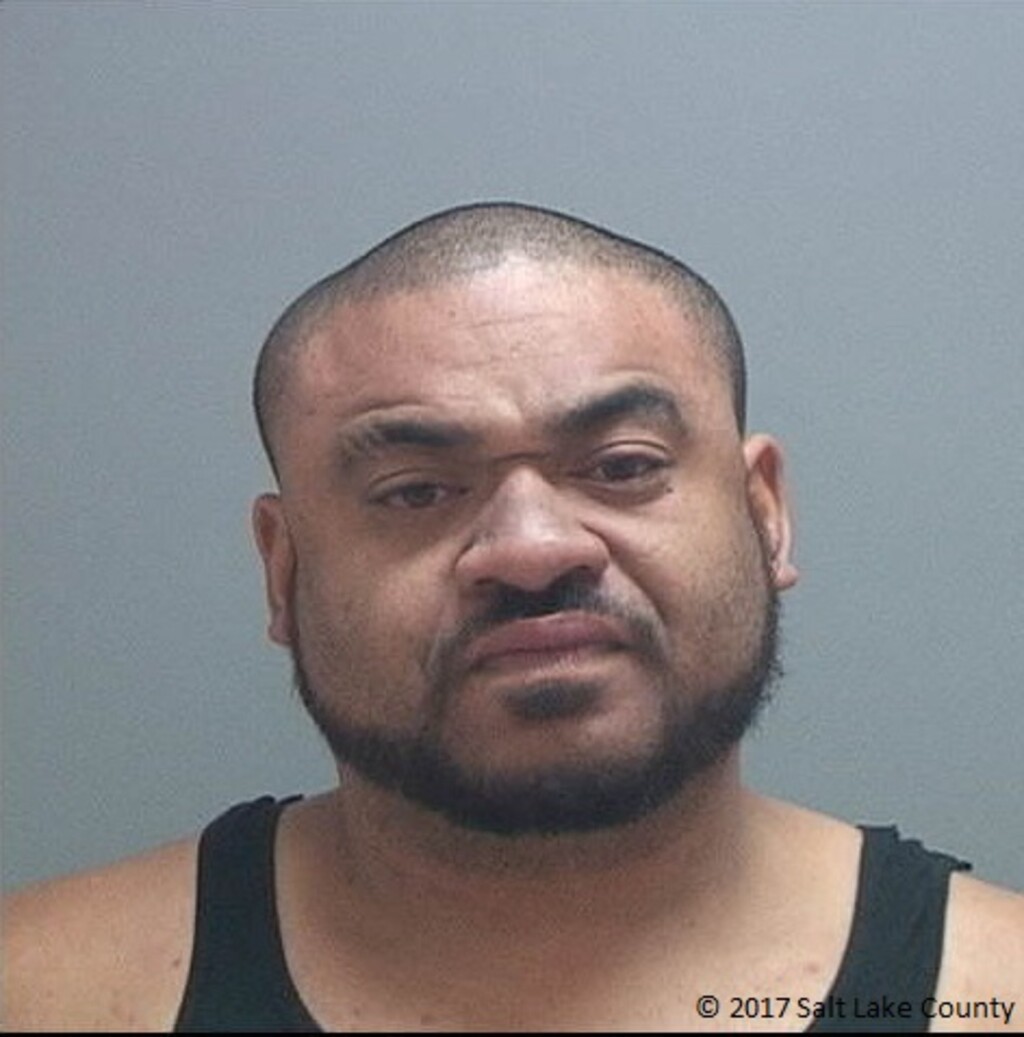 (Courtesy Salt Lake County jail)  Joshua Valasi Saunders, 37, was charged with murder after he admitted to shooting 25-year-old Mechelle Lindberg in a Salt Lake City motel.