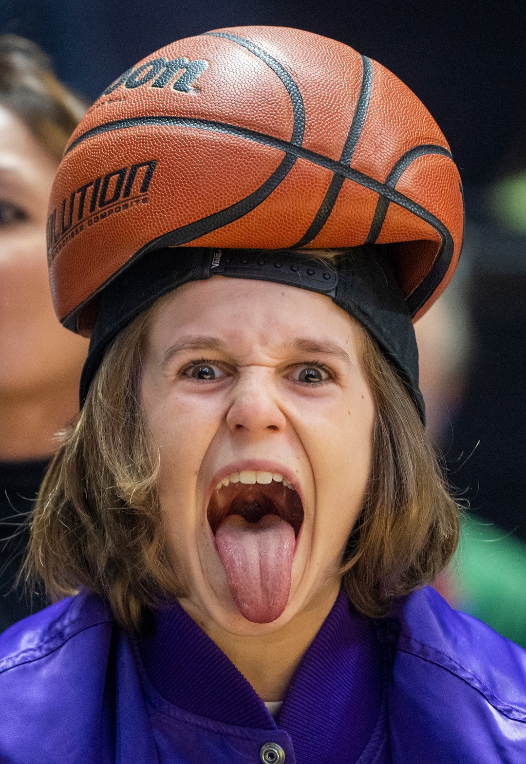 (Rick Egan | The Salt Lake Tribune) Basketball fans at the All-Star Practice at the Jon M. Huntsman Center, on Saturday, Feb. 18, 2023.