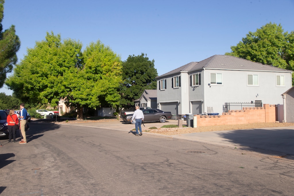 (Chris Caldwell | Special to The Tribune) The childhood home of Tyler Robinson, who was named by officials on Friday accused in the shooting death of Charlie Kirk, in Washington City, Friday, Sept. 12, 2025.