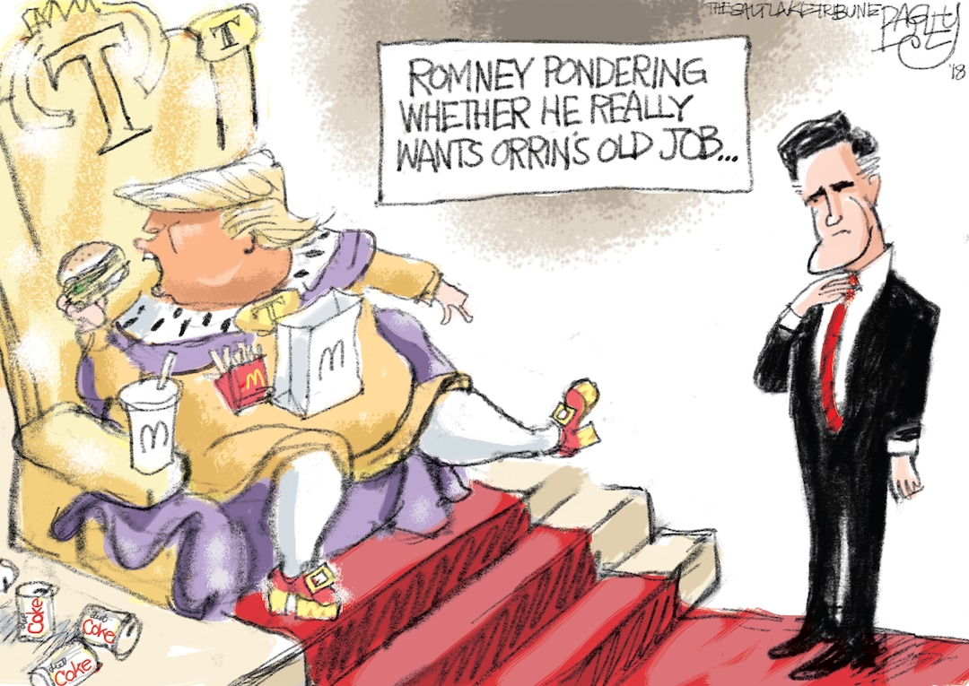 This Pat Bagley cartoon appears in The Salt Lake Tribune on Friday, Jan. 5, 2018.