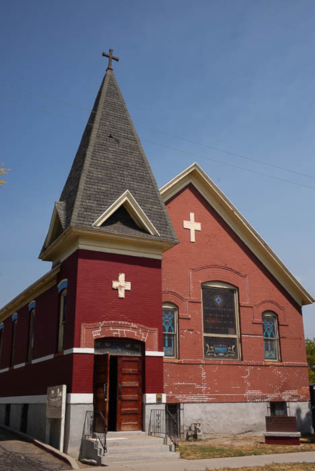 (Trent Nelson | The Salt Lake Tribune)  Salt Lake City's historic Trinity AME Church, Sunday Aug. 19, 2018.