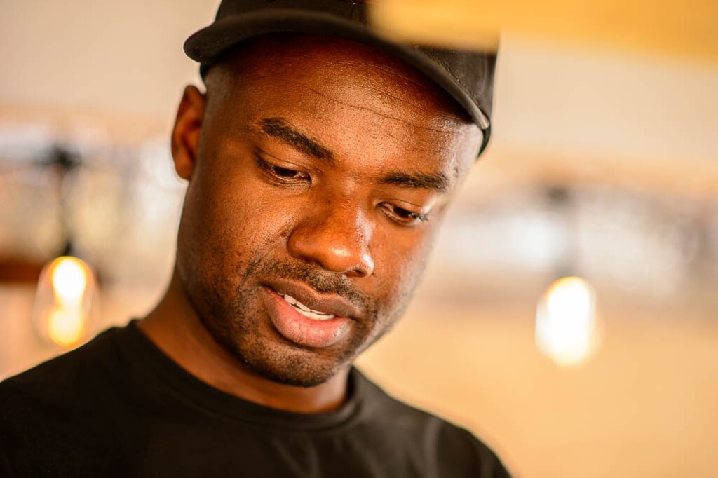 (Trent Nelson | The Salt Lake Tribune)
Roody Salvator was born and raised in Haiti and now operates a food truck at Salt Lake City's Downtown Farmers Market. On Oct. 27, he is holding a Voodoo Day of the Dead dinner, to educate Utahns about the Haitian food and how it's linked to Voodoo — don't confuse it with Black Magic. Saturday Sept. 29, 2018.