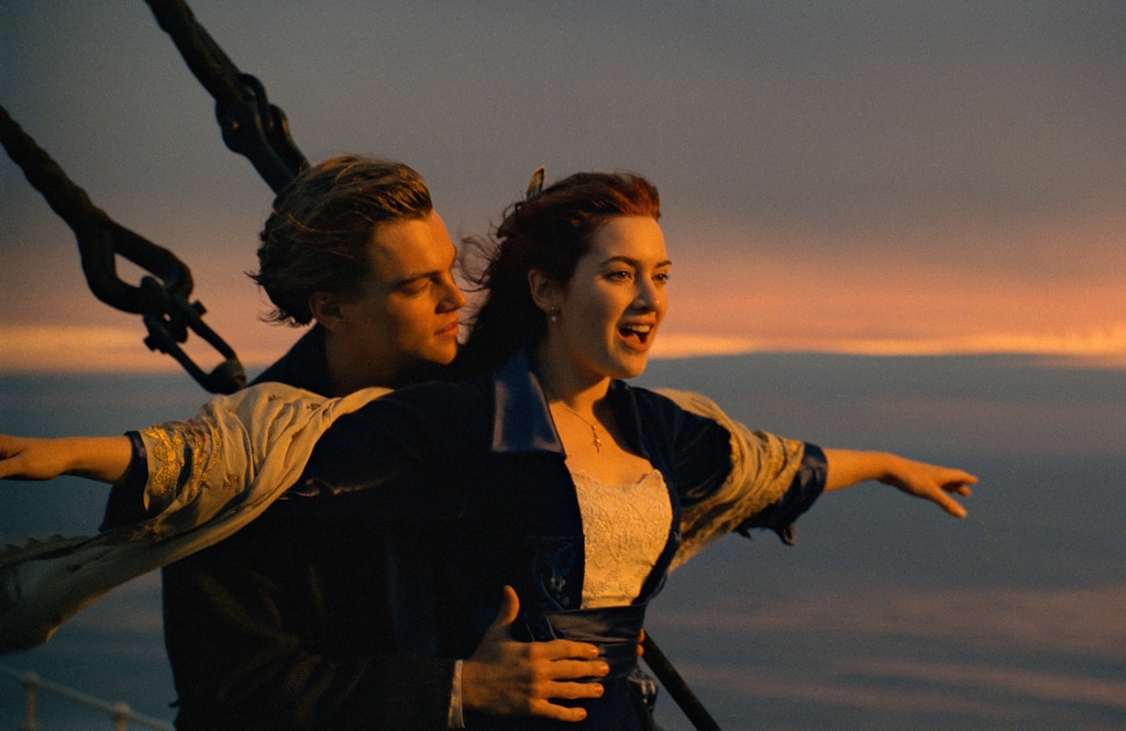 (Paramount Pictures via AP) Leonardo DiCaprio and Kate Winslet in a scene from "Titanic." It's another scene from the film that drew most of the attention in the McCann household.