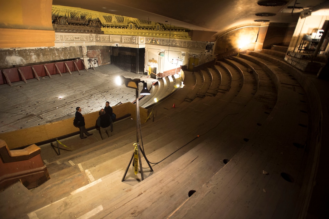 (Steve Griffin  |  Tribune file photo)  Interior of Utah Theater, as seen in Dec. 2015