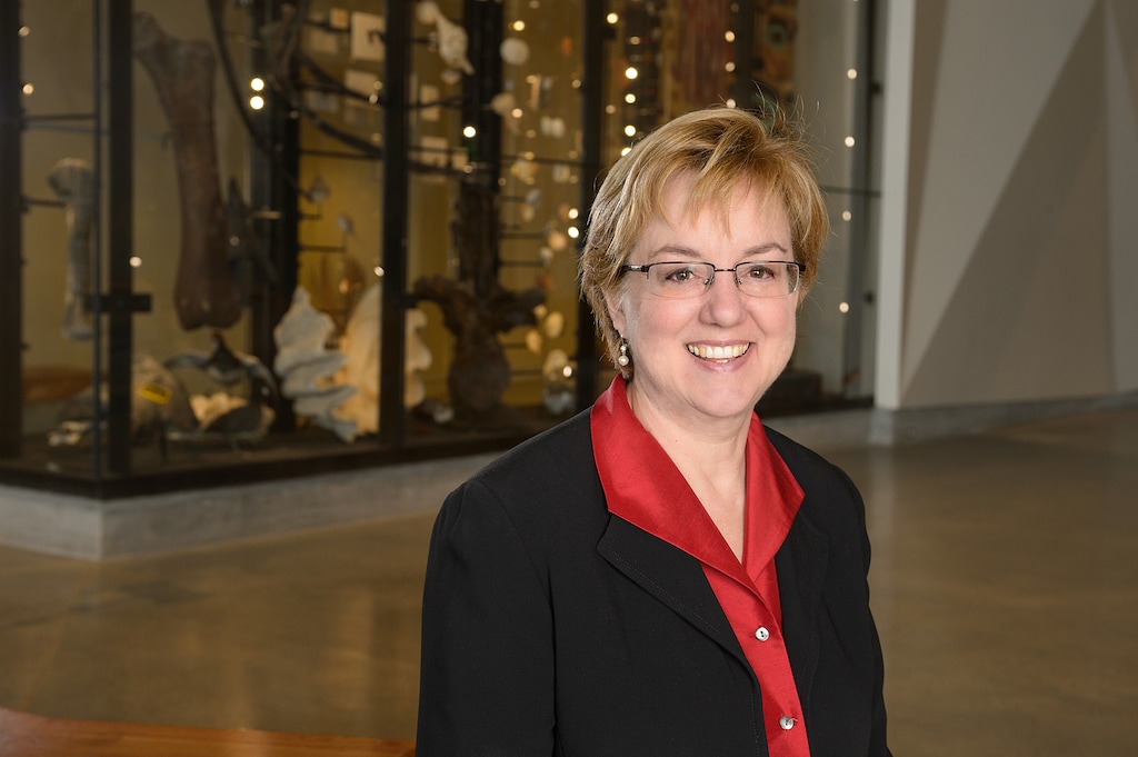 (courtesy Sarah George) Sarah George, who served as executive director of the Natural History Museum of Utah for 27 years, joined the board of directors of The Salt Lake Tribune in October 2023.