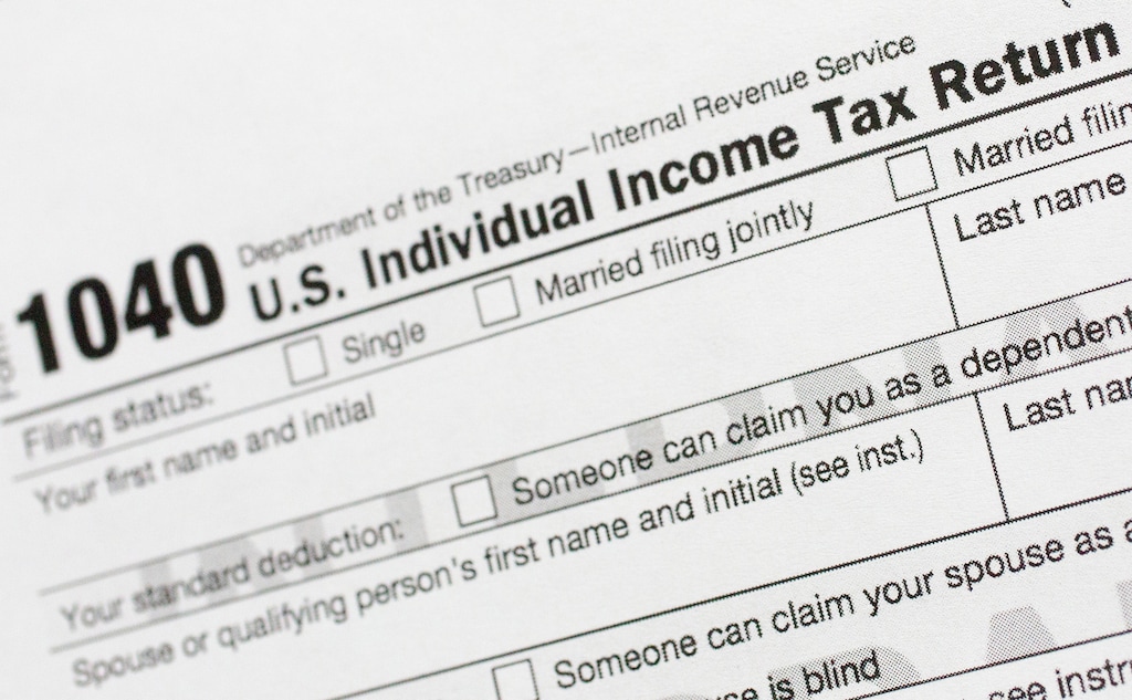 (Mark Lennihan | AP photo)

This July 24, 2018, file photo shows a portion of the 1040 U.S. Individual Income Tax Return form.