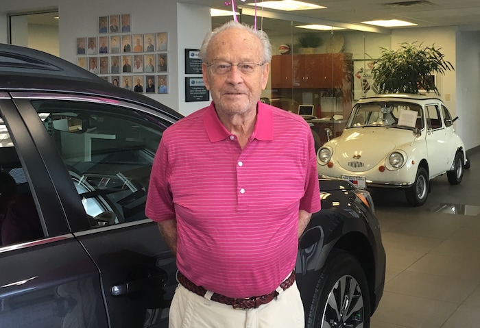 (Photo courtesy Nate Wade Subaru) Nate Wade, a Salt Lake City auto dealer for decades and co-founder of Nate Wade Subaru, died Saturday, Aug. 24, 2019, at the age of 91.
