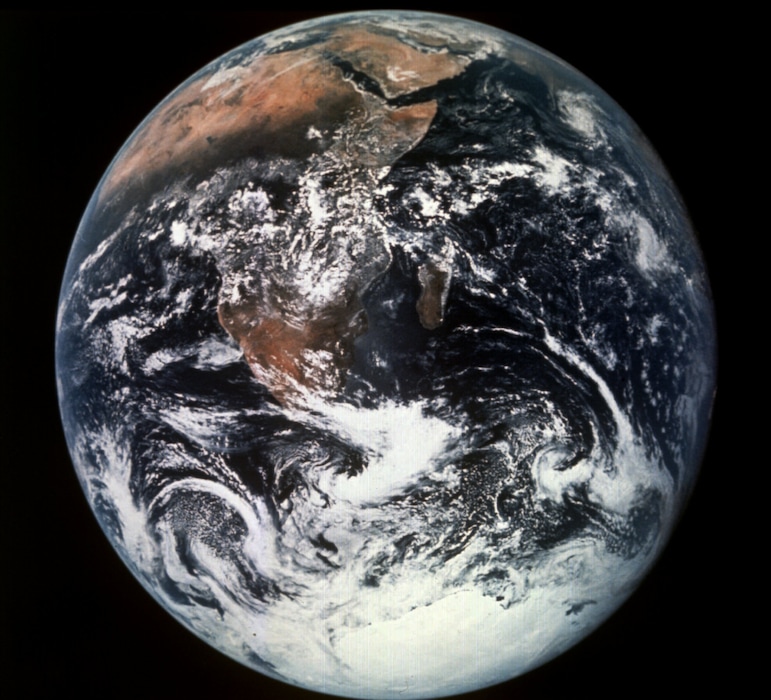 (AP Photo/NASA) The home planet.