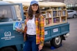 (Trent Nelson  |  The Salt Lake Tribune) Kariné Bulut and her mobile bookshop, Mystery Solved, in Holladay on Saturday, Oct. 25, 2025.