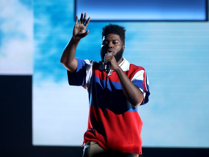 (Matt Sayles | Invision/AP file photo) Khalid performs at the American Music Awards at the Microsoft Theater on Sunday, Nov. 19, 2017, in Los Angeles.