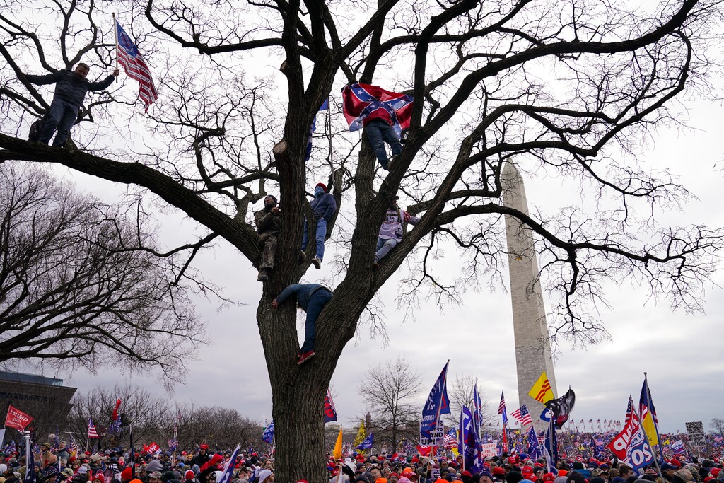 (John Minchillo | AP photo)
In this Jan. 6 photo, supporters of President Donald Trump participate in a rally in Washington.