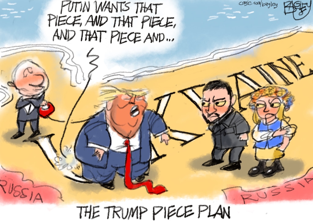 Pat Bagley | Trump's Peace Plan