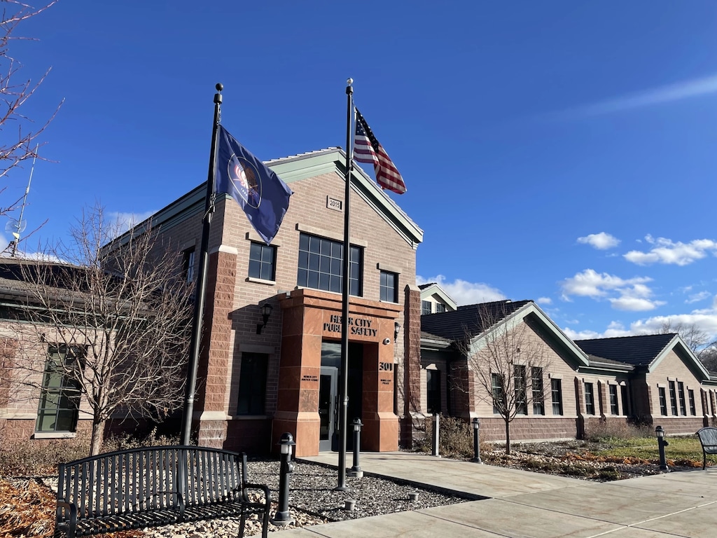 (Grace Doerfler | KPCW) Heber City's public safety building houses the police department.