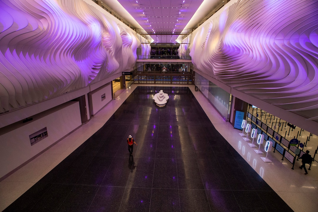 (Rick Egan  |  The Salt Lake Tribune)    The new terminal at the Salt Lake City International Airport on Tuesday, Sept. 15, 2020.