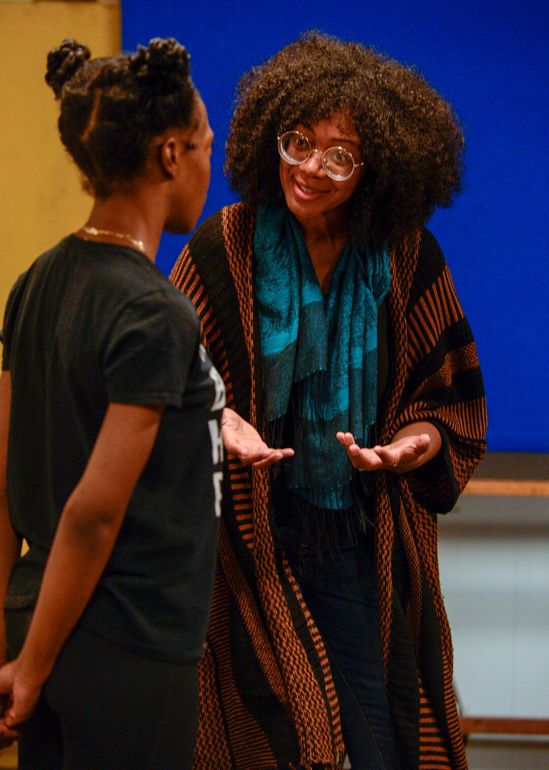 (Leah Hogsten | The Salt Lake Tribune)  Amanda Morris, left, plays Amali and Latoya Cameron plays Ma in Salt Lake Acting Company's upcoming production of "form of a girl unknown," an atypical coming-of-age dramedy by playwright Charly Evon Simpson, running Oct. 16 through Nov. 17, 2019.