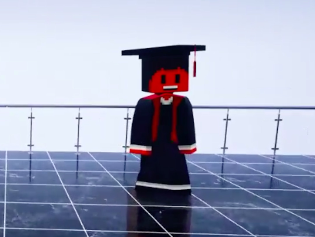 (Screenshot) This screenshot is of a scene from the University of Utah's video game graduation for the Entertainment Arts & Engineering program.