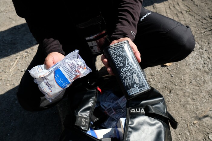 (Francisco Kjolseth  |  The Salt Lake Tribune)  Patrick Rezac, Executive Director of One Voice Recovery, provides a needle exchange program in an effort to curb incidents of hepatitis C, HIV and STD's. Rezac, a former addict himself hopes to offer a doorway for dialogue to help people seek prevention services.