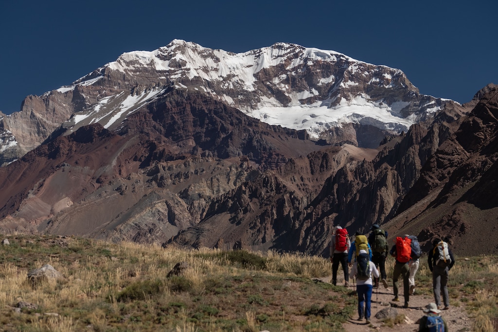 (Pablo Betancourt via Campbell Scientific) Mount Aconcagua, where researchers installed a weather sensor made by Logan-based Campbell Scientific.