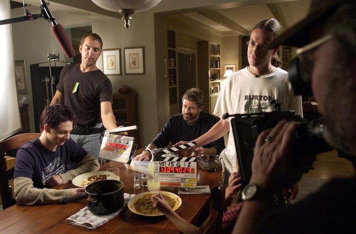 (Leah Hogsten | Tribune File Photo)  The WB television series titled "Everwood" is filmed in Salt Lake City on Sept. 9, 2002. After the wife of Dr. Andrew Brown (played by Treat Williams) suddenly dies, the high-powered Manhattan surgeon relocates his family to Everwood, Colo.  His two children Ephram and Delia are played by Gregory Smith, 19, and Vivien Carone, 9.